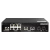 QNAP QSW-M2106PR-2S2T Comutador de rede Gerido L2 10G Ethernet (100/1000/10000) Power over Ethernet (PoE) 1U Preto