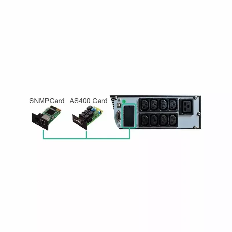 FSP Eufo 3k Unidade de alimentação ininterrupta (UPS) Line-Interactive 3 kVA 2700 W 8 saídas AC