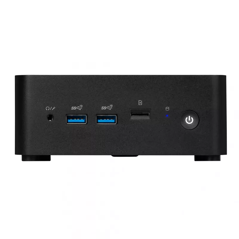 MSI Cubi NUC 1MG-023DE Intel Core 3 100U 8 GB DDR5-SDRAM 256 GB SSD Windows 11 Pro Mini-PC Preto