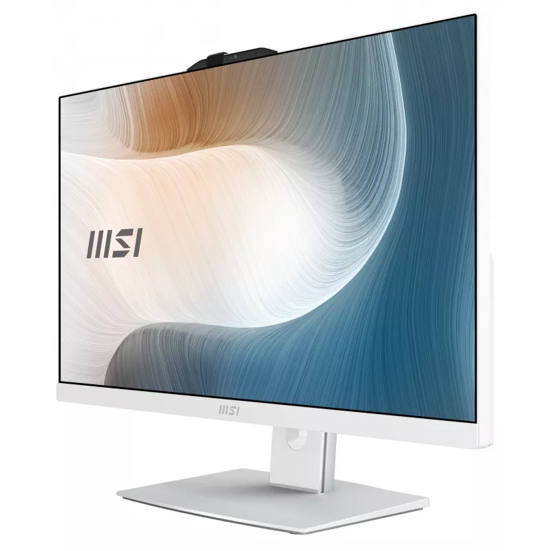 MSI Modern AM242P 1M-1224EU All-in-One PC/Estação de trabalho Intel Core 5 120U 60,5 cm (23,8 polegadas) 1920 x 1080 píxeis 8 GB DDR5-SDRAM 512 GB SSD Windows 11 Pro Wi-Fi 6E (802.11ax) Branco