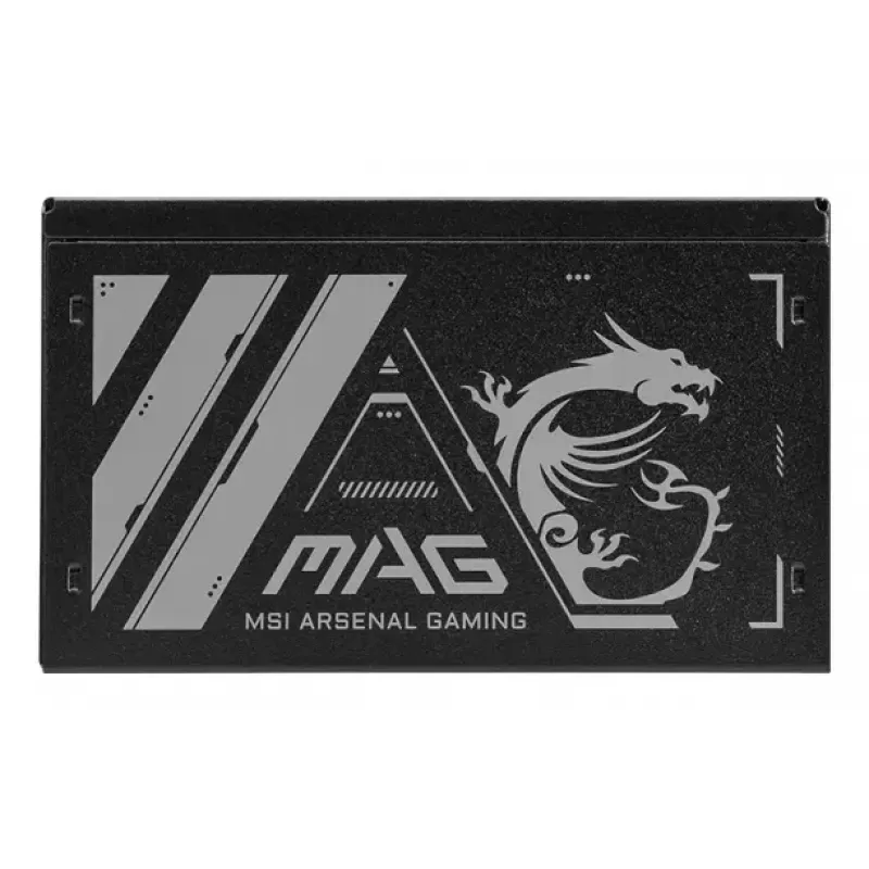 Fonte de alimentação MSI MAG A500N-H 500 W ATX 24 pinos, arrefecimento ativo, preto