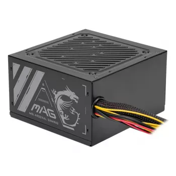 Fonte de alimentação MSI MAG A500N-H 500 W ATX 24 pinos, arrefecimento ativo, preto