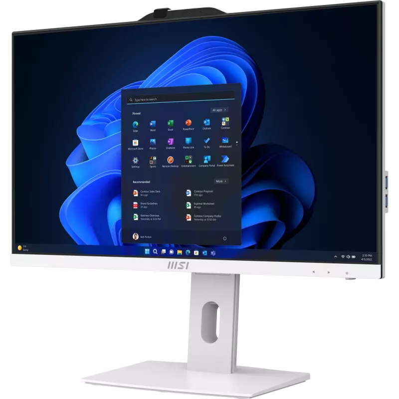 PC All-in-One MSI PRO AP241P 14M — Intel Core i5-14400, 16GB DDR5 5600MHz, 512GB SSD, Intel UHD, Windows 11 Pro