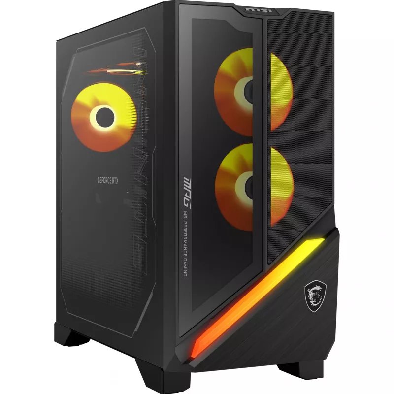 MSI MPG Infinite Z3 X3D 9NVRR7-848EU AMD Ryzen™ 7 9800X3D 32 GB DDR5-SDRAM 1 TB SSD NVIDIA GeForce RTX 5070 Ti Windows 11 Home Desktop PC preto