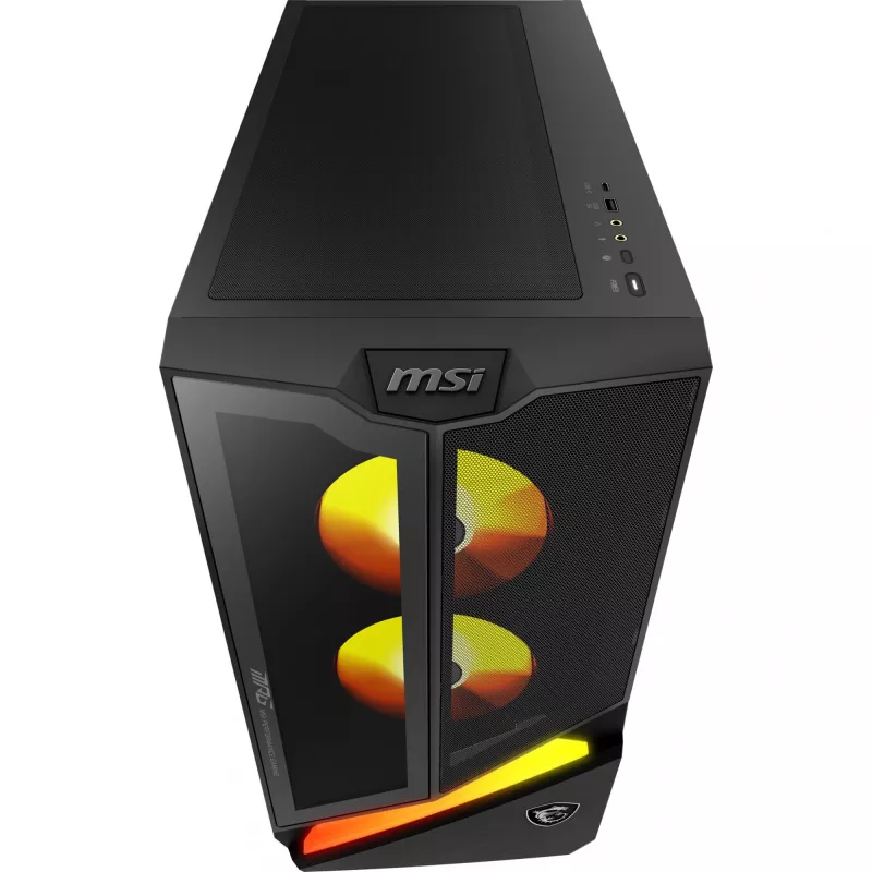 MSI MPG Infinite Z3 X3D 9NVRR7-848EU AMD Ryzen™ 7 9800X3D 32 GB DDR5-SDRAM 1 TB SSD NVIDIA GeForce RTX 5070 Ti Windows 11 Home Desktop PC preto