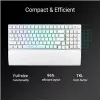 Teclado gaming ASUS X901 SCOPE II 96 WL/WHT/NXSW/US/PBT USB + RF Wireless + Bluetooth branco