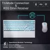 Teclado gaming ASUS X901 SCOPE II 96 WL/WHT/NXSW/US/PBT USB + RF Wireless + Bluetooth branco