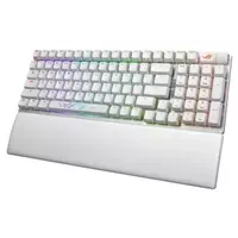 Teclado gaming ASUS X901 SCOPE II 96 WL/WHT/NXSW/US/PBT USB + RF Wireless + Bluetooth branco