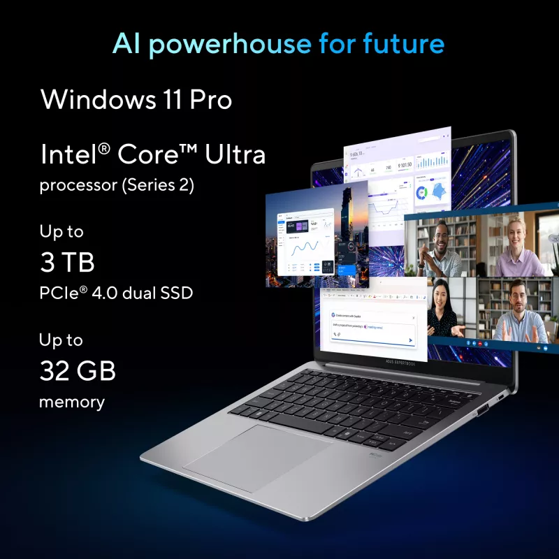 Portátil ASUS ExpertBook P5 P5405CSA-NZ0174X Intel Core Ultra 5 226V 35,6 cm (14
