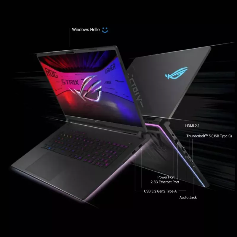 Portátil ASUS ROG Strix SCAR 18 G835LX-SA009W Intel Core Ultra 9 275HX 64GB 2TB RTX 5090