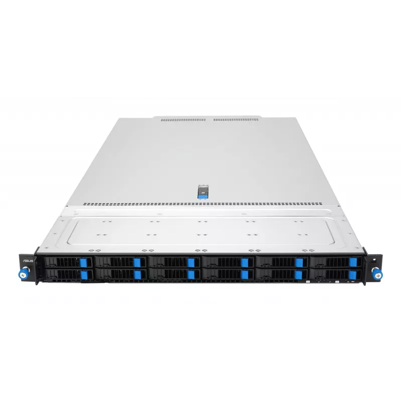 ASUS RS700-E12-RS12U Rack (1U) Preto, Aço