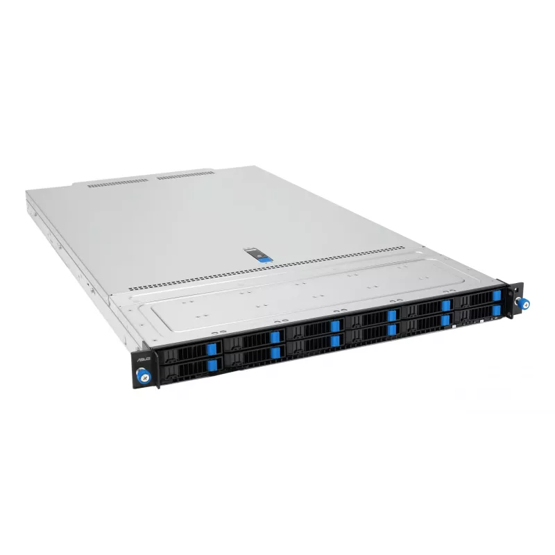 ASUS RS700-E12-RS12U Rack (1U) Preto, Aço