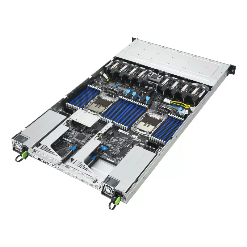 ASUS RS700-E12-RS12U Rack (1U) Preto, Aço