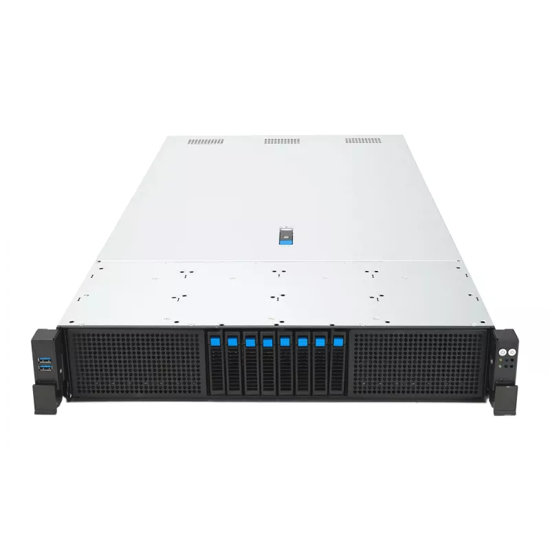 Servidor Rack ASUS RS720-E12-RS8G 3,2 kW fonte de alimentação redundante, 8 baías hot-swap
