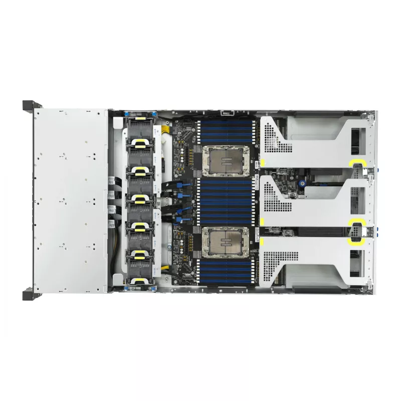 Servidor Rack ASUS RS720-E12-RS8G 3,2 kW fonte de alimentação redundante, 8 baías hot-swap
