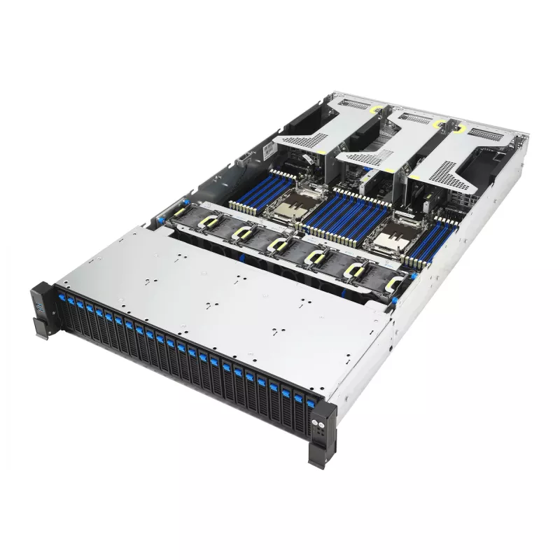Servidor ASUS RS720-E12-RS24G 3,2 kW 24N – Servidor Rack com fonte de alimentação de 3,2 kW e 24 baías de unidades