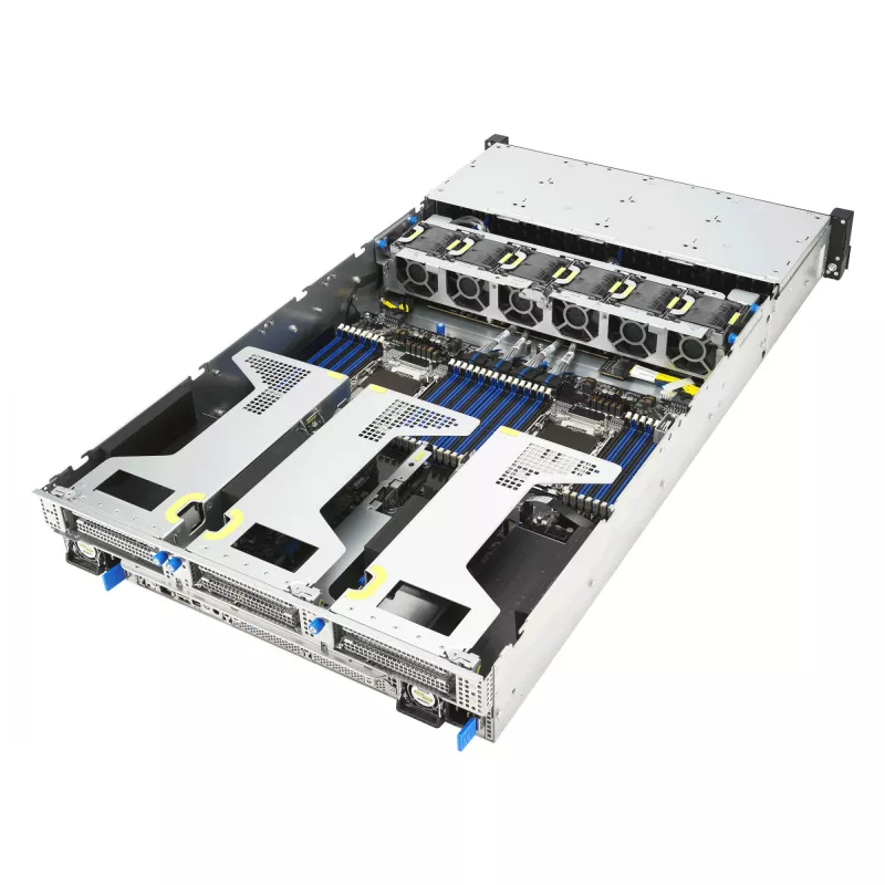 Servidor ASUS RS720-E12-RS24G 3,2 kW 24N – Servidor Rack com fonte de alimentação de 3,2 kW e 24 baías de unidades