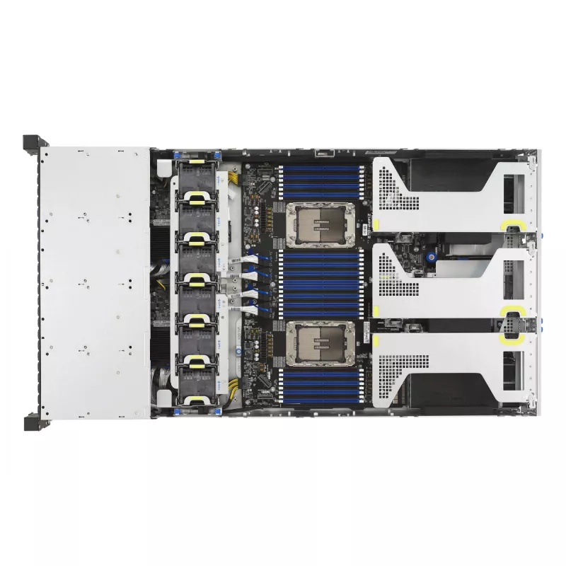 Servidor ASUS RS720-E12-RS24G 3,2 kW 24N – Servidor Rack com fonte de alimentação de 3,2 kW e 24 baías de unidades