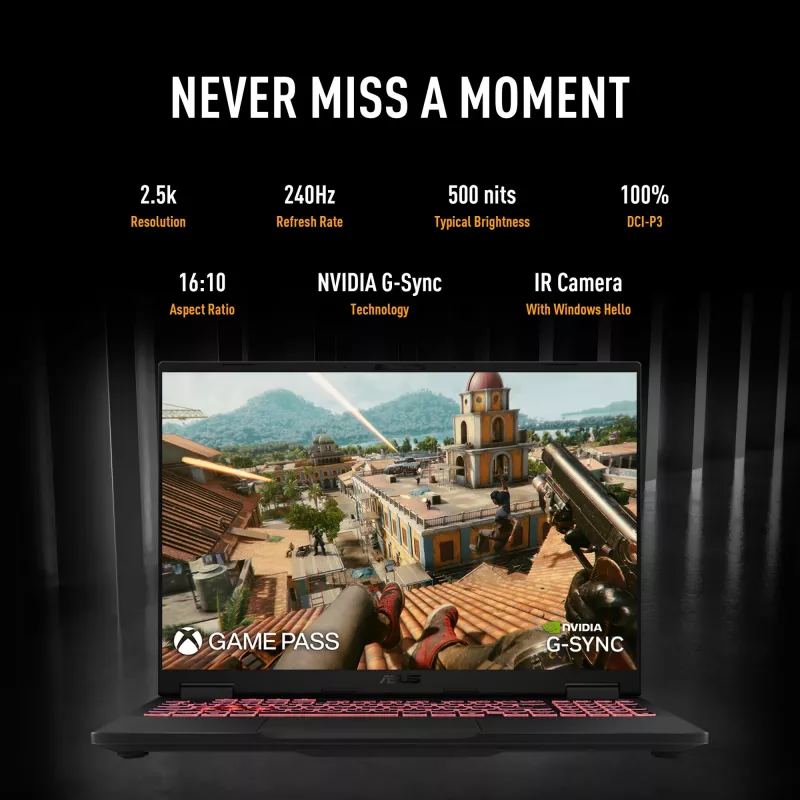ASUS TUF Gaming A18 FA808UH-S8076W AMD Ryzen™ 7 260 Portátil 45,7 cm (18