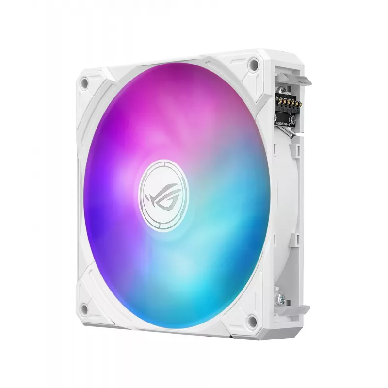 Refrigeração líquida tudo-em-um ASUS ROG Ryuo IV SLC 360 ARGB White Edition — radiador de 360 mm, 3 ventoinhas de 120 mm, ecrã AMOLED, suporte para LGA 1700