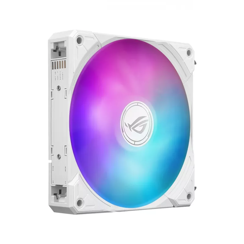 Refrigeração líquida tudo-em-um ASUS ROG Ryuo IV SLC 360 ARGB White Edition — radiador de 360 mm, 3 ventoinhas de 120 mm, ecrã AMOLED, suporte para LGA 1700
