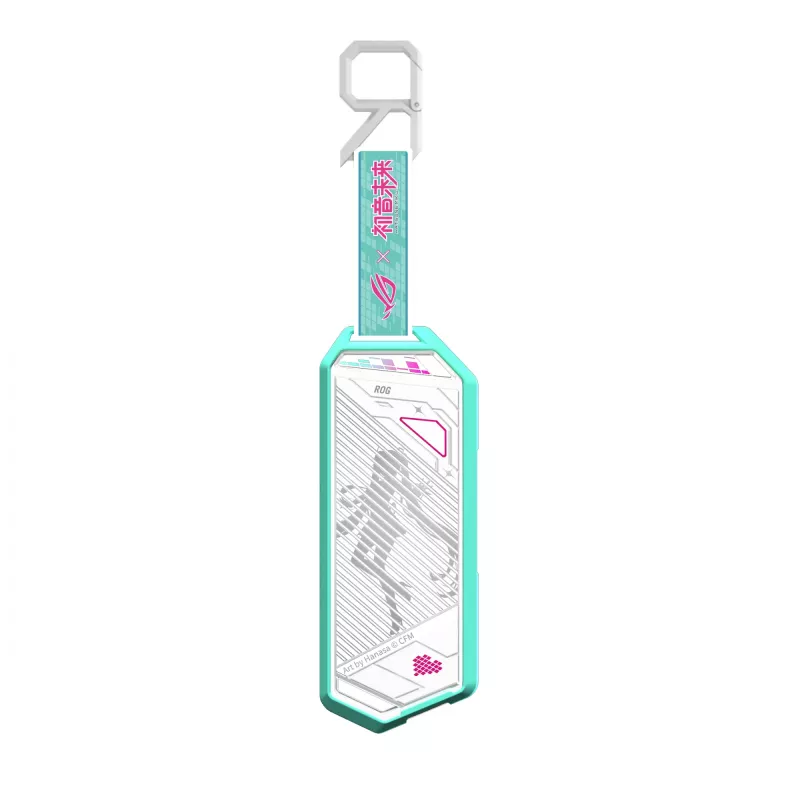Caixa para SSD ASUS ROG Strix Arion Hatsune Miku Edition Branco M.2 PCIe USB Type-C 10 Gbit/s