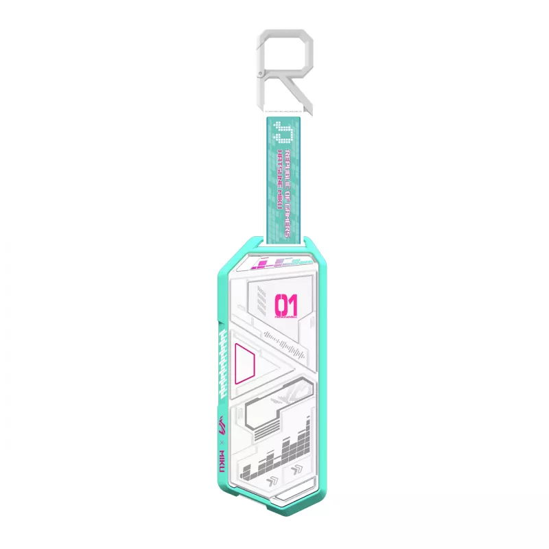 Caixa para SSD ASUS ROG Strix Arion Hatsune Miku Edition Branco M.2 PCIe USB Type-C 10 Gbit/s