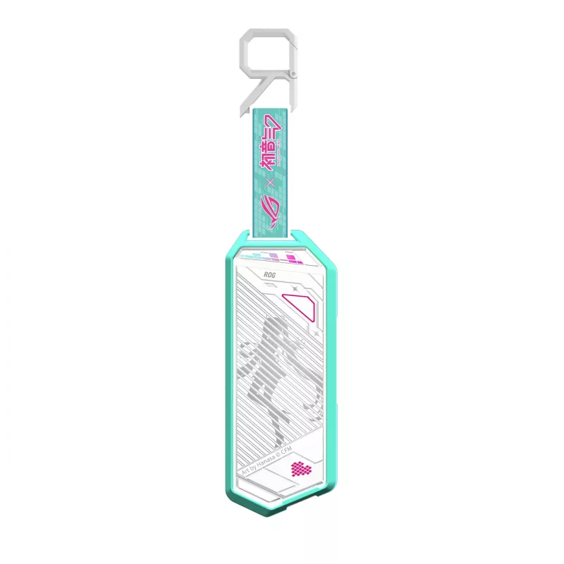 Caixa para SSD ASUS ROG Strix Arion Hatsune Miku Edition Branco M.2 PCIe USB Type-C 10 Gbit/s