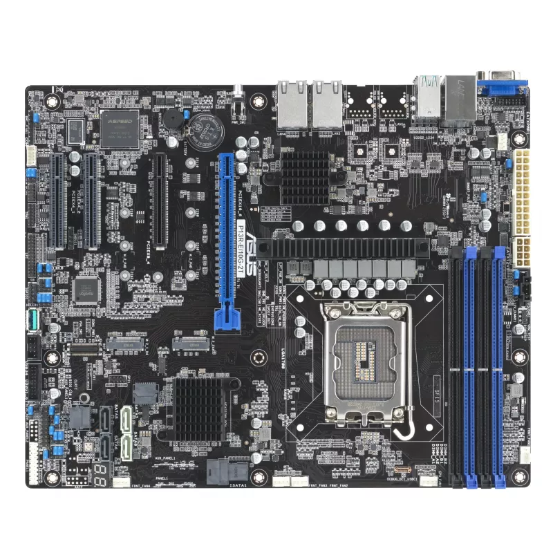 Placa-mãe para servidor ASUS P13R-E/10G-2T ATX Intel C266 LGA 1700 DDR5 4×DIMM 128GB 10GbE