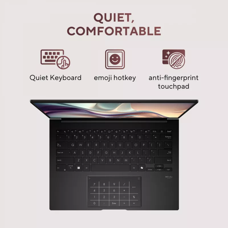 ASUS Zenbook 14 OLED UM3406GA-QD031W Copilot+ PC AMD Ryzen™ AI 7 445 Portátil 35,6 cm (14