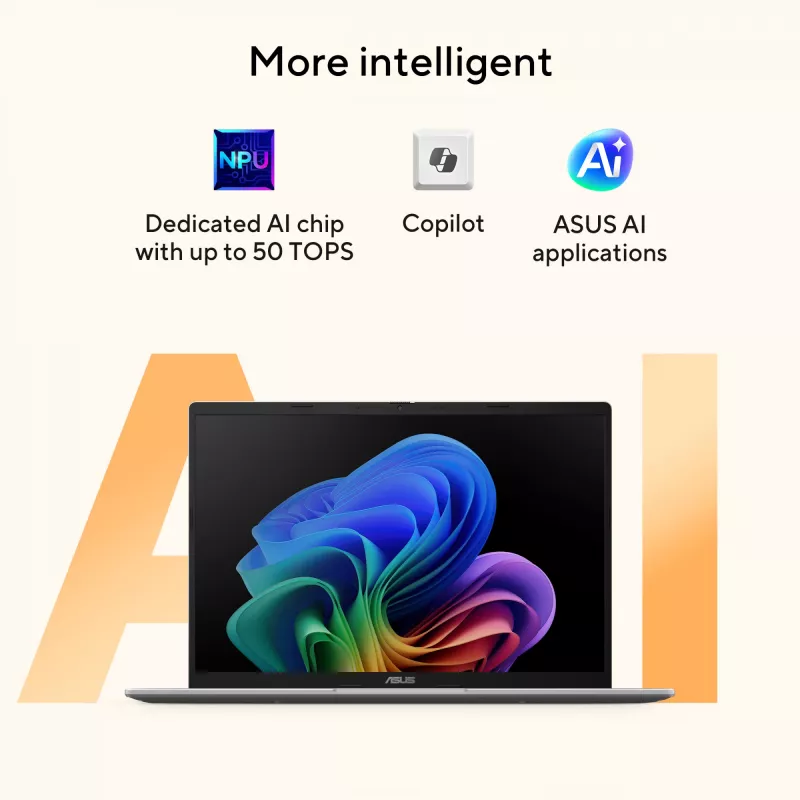 Portátil ASUS Vivobook 14 M1407GA-LY012W Copilot+ PC AMD Ryzen™ AI 7 445 35,6 cm (14
