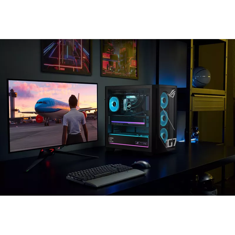 PC Torre ASUS ROG G700 G700TF-05225F114W Intel Core Ultra 5 225F 32 GB DDR5-SDRAM 1 TB SSD NVIDIA GeForce RTX 5060 Windows 11 Home Preto
