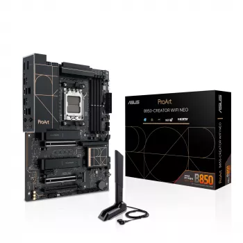 Motherboard ASUS PROART B850-CREATOR WiFi NEO — AMD B850, Socket AM5, ATX, DDR5, 4 DIMM, 256 GB, Wi‑Fi 7, Ethernet 5Gb
