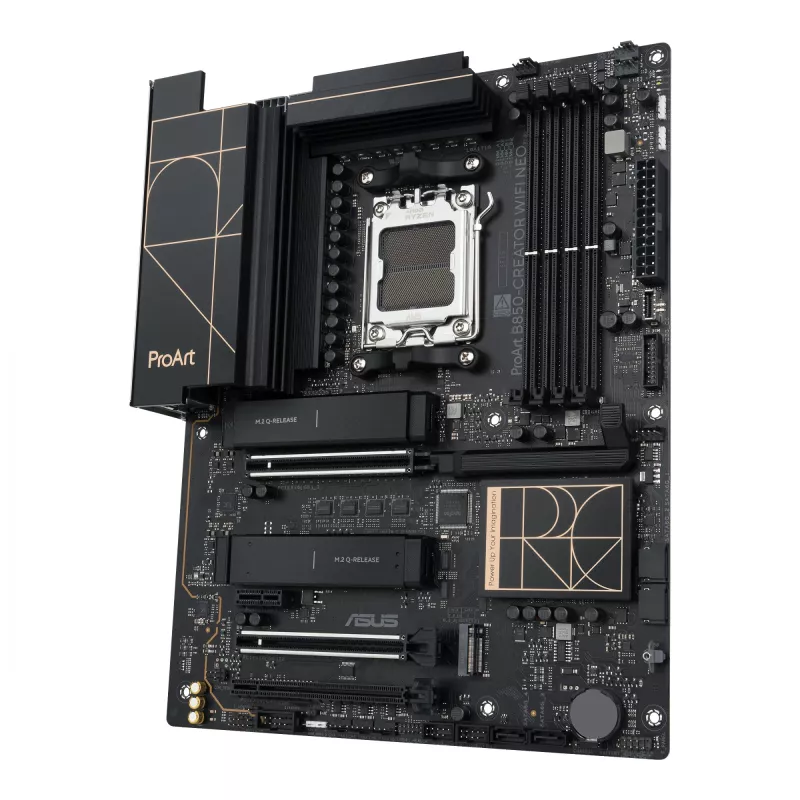Motherboard ASUS PROART B850-CREATOR WiFi NEO — AMD B850, Socket AM5, ATX, DDR5, 4 DIMM, 256 GB, Wi‑Fi 7, Ethernet 5Gb