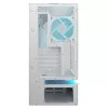 Caixa de PC Midi Tower COUGAR CFV235 Vision – ARGB, LCD 23,3 cm (9,16 polegadas), vidro temperado, branco, suporta ATX/Micro-ITX, 2x 3,5 polegadas + 2x 2,5 polegadas