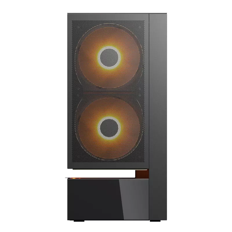 Caixa de PC Midi Tower COUGAR CFV235 Vision — ARGB, LCD 23,3 cm (9,16