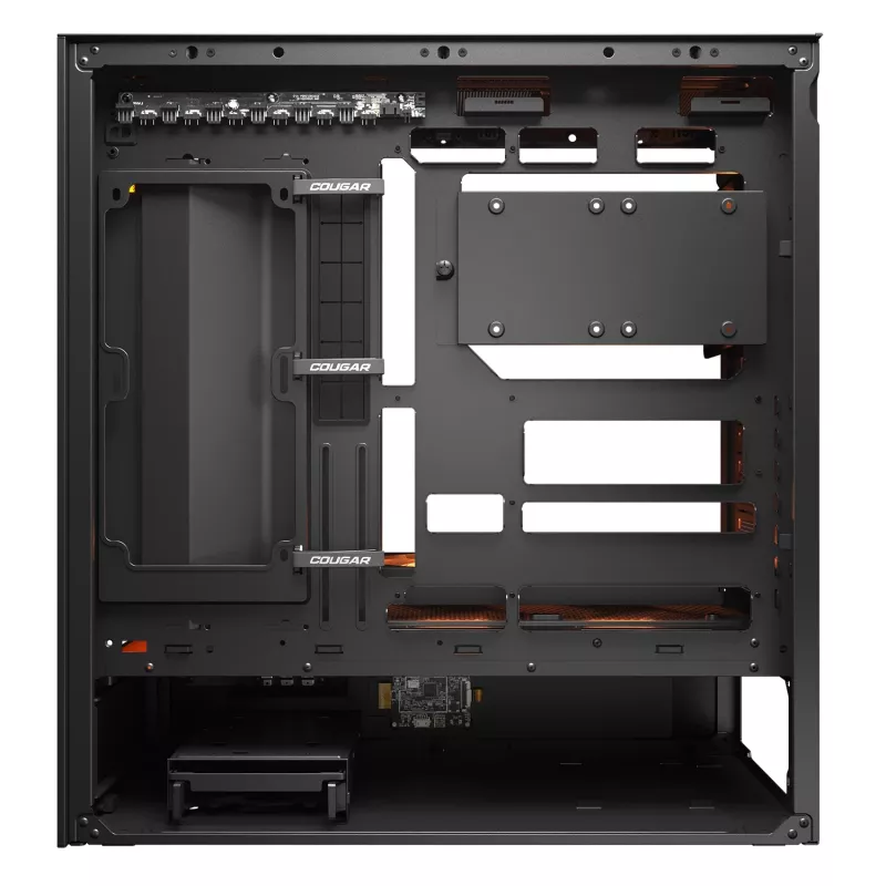 Caixa de PC Midi Tower COUGAR CFV235 Vision — ARGB, LCD 23,3 cm (9,16