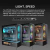 Caixa de PC Midi Tower COUGAR CFV235 Vision — ARGB, LCD 23,3 cm (9,16