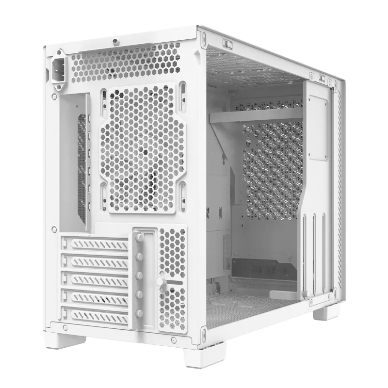 Caixa Midi Tower XPG VALOR AIR NANO - Branco, Midi Tower, PC, Branco, micro ATX, Mini-ITX, SPCC, 17 cm