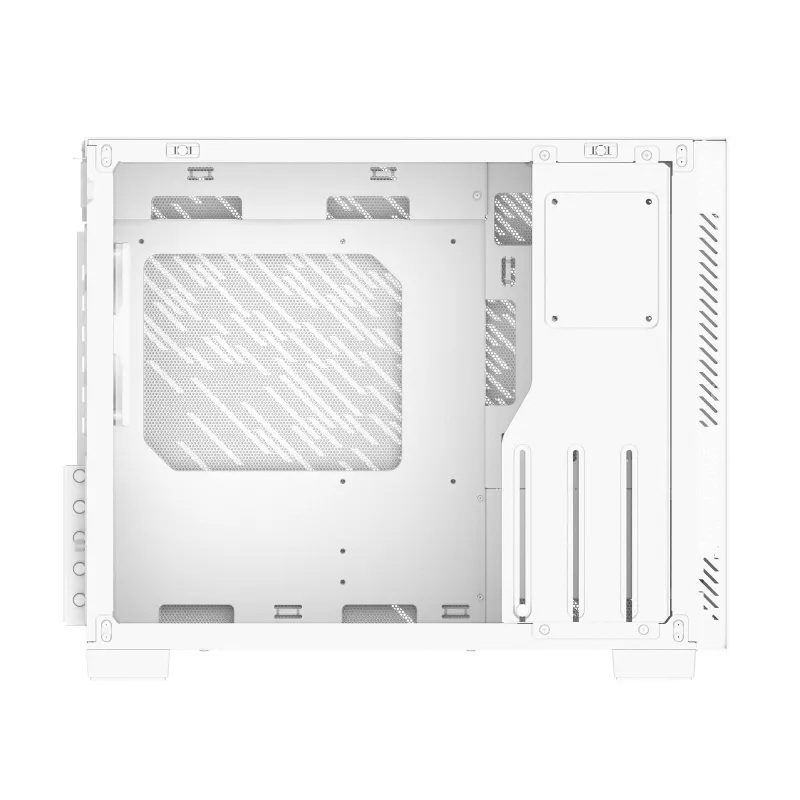 Caixa Midi Tower XPG VALOR AIR NANO - Branco, Midi Tower, PC, Branco, micro ATX, Mini-ITX, SPCC, 17 cm