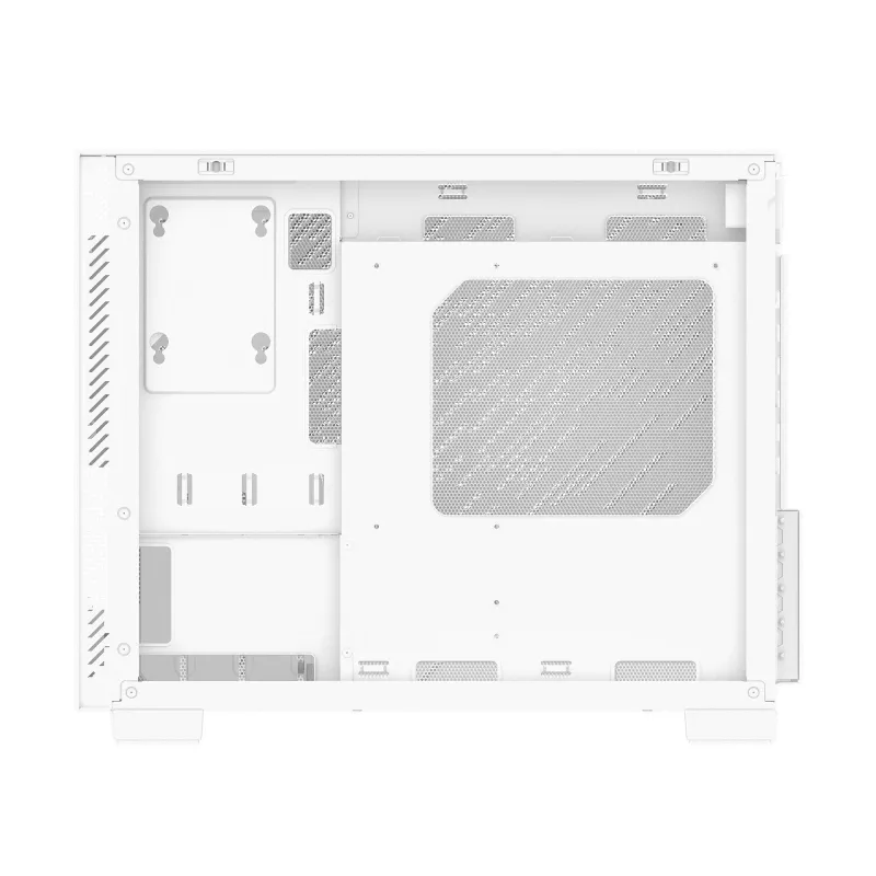 Caixa Midi Tower XPG VALOR AIR NANO - Branco, Midi Tower, PC, Branco, micro ATX, Mini-ITX, SPCC, 17 cm