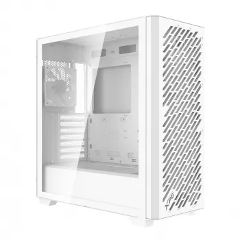 Caixa Mid-Tower XPG VALOR AIR PRO, Midi Tower, PC, Branco, ATX, EATX, micro ATX, Mini-ATX, SPCC, Vidro temperado, Multicolor
