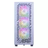 Caixa Mid-Tower XPG VALOR AIR PRO, Midi Tower, PC, Branco, ATX, EATX, micro ATX, Mini-ATX, SPCC, Vidro temperado, Multicolor