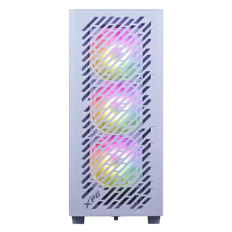 Caixa Mid-Tower XPG VALOR AIR PRO, Midi Tower, PC, Branco, ATX, EATX, micro ATX, Mini-ATX, SPCC, Vidro temperado, Multicolor