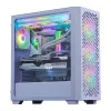 Caixa Mid-Tower XPG VALOR AIR PRO, Midi Tower, PC, Branco, ATX, EATX, micro ATX, Mini-ATX, SPCC, Vidro temperado, Multicolor