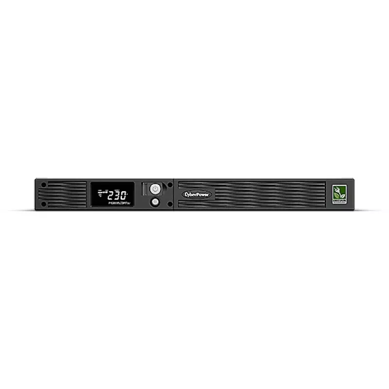 Fonte de alimentação ininterrupta (UPS) CyberPower PR1000ELCDRT1U Line-Interactive 1 kVA 800 W 6 saídas AC