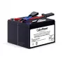 Pack de baterias de substituição para UPS CYBERPOWER RBP0014 — Chumbo-Ácido com Fibra de Vidro (VRLA) 24 V, 2 baterias, 4,09 kg, preto