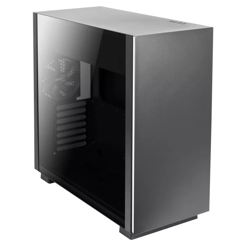 Caixa Midi Tower Aerocool Glo Preto