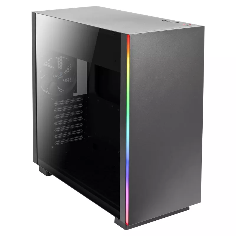 Caixa Midi Tower Aerocool Glo Preto