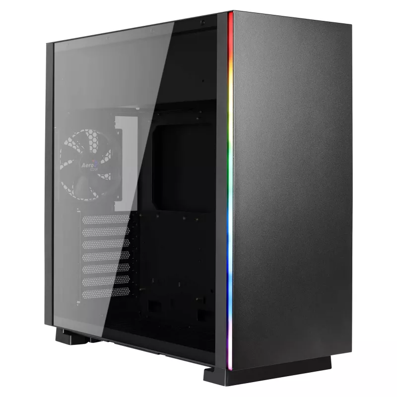 Caixa Midi Tower Aerocool Glo Preto